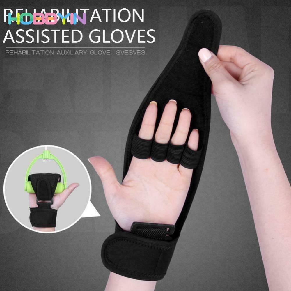 Găng tay phụ trợ HOBBYIN, hỗ trợ phục hồi chức năng ngón tay, tập nắm tay cho người tập luyện, thiết bị tập thể dục cầm nắm