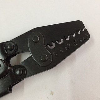 Kìm ép lạnh, đầu cuối tròn/nĩa, mũi thợ điện, ratchet uốn 6 vuông