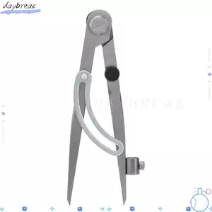Công cụ góc có thể điều chỉnh DAYBREAK, Đồng hồ đo chia cánh bằng thép Carbon 250mm, La bàn chuyên nghiệp có thể khóa 150mm Bạc Gia công kim loại