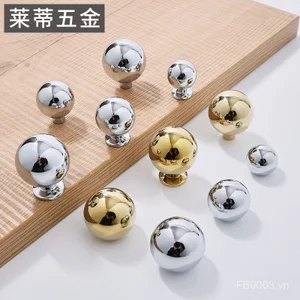 Ngọc Nhẫn Letty Đồng Phong Cách Bắc Âu Ánh Sáng Hiện Đại Bóng Sang Trọng Bạc Mạ Chrome Tủ Quần Áo Tay Nắm Cửa Ngăn Kéo Tay Cầm Pháp 65ml6