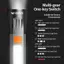 < WHPHous-t > Đèn pin nhà thơ ABS Flashlamppact USB có thể sạc lại để đi bộ đường dài ngoài trời Bộ khẩn cấp Đẹp