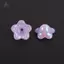 HNKMP 50 Chiếc 7x13mm Thay Đổi Dần dần Acrylic Bellflower Hạt Mũ Trang Sức Phát Hiện Quyến Rũ Vòng Tay Miếng Đệm Hạt Để Làm Đồ Trang Sức.