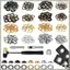 Dành cho da, Bộ dụng cụ Grommet 1 / 2 Inch DIY, Bộ dụng cụ Grommet 2 độ cao, Khoen và Grommets với 4 công cụ cài đặt