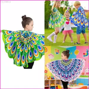 VIC Kids Party Cape với họa tiết lông chim công Sự kiện mặc thoải mái