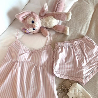 [Luni-oder] Đồ Ngủ Nữ 2 Dây Có Mút Ngực, Set Quần Short Cotton Mềm Mát Nhiều Mẫu Pastel ĐN36-40