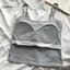 LUImo Casual Nữ Màu Trơn Spaghetti Dây Camisole Có Miếng Lót Ngực Cho Trang Phục Hàng Ngày SBS