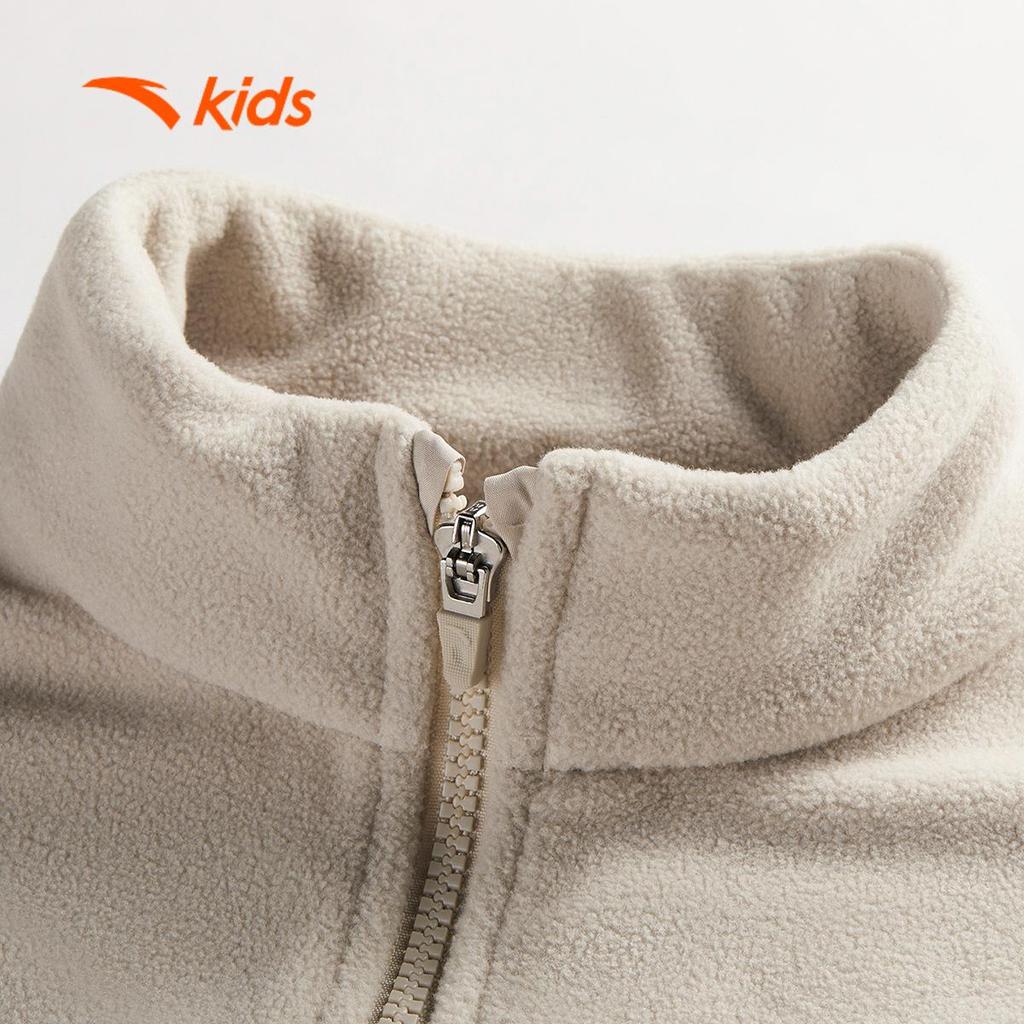 ANTA Kids Bộ Áo Khoác Hai Lớp Chống Thấm Nước Cho Bé Super Outdoor 352546614U. Dày Ấm, Có Mũ, Form Rộng Mùa Thu Đông