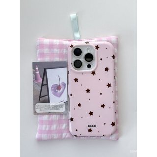 Ốp Điện Thoại Thích Hợp Cho iPhone 11 12 13 14 15 16 17 Pro max Plus Màu Không Khí Toàn Màn Hình Ngôi Sao ins Vỏ Bảo Vệ Chống Sốc Bao Gồm Tất Cả DK7W