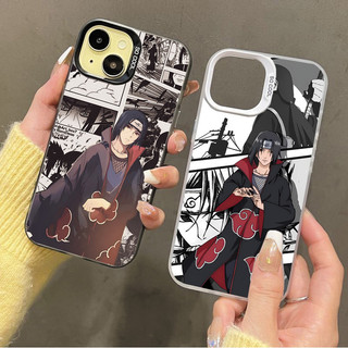 Ốp Điện Thoại Anime NARUTO Sasuke Itachi Cho VIVO V60 V40 V50 Lite Y15S Y04 Y21 Y400 Pro Y22 Y22S Y27 Y29 S1 Y16 Y17S Y19S V23 V29 V25 V30 Pro V30E Vỏ Cứng Bạc Laser IMD Cover