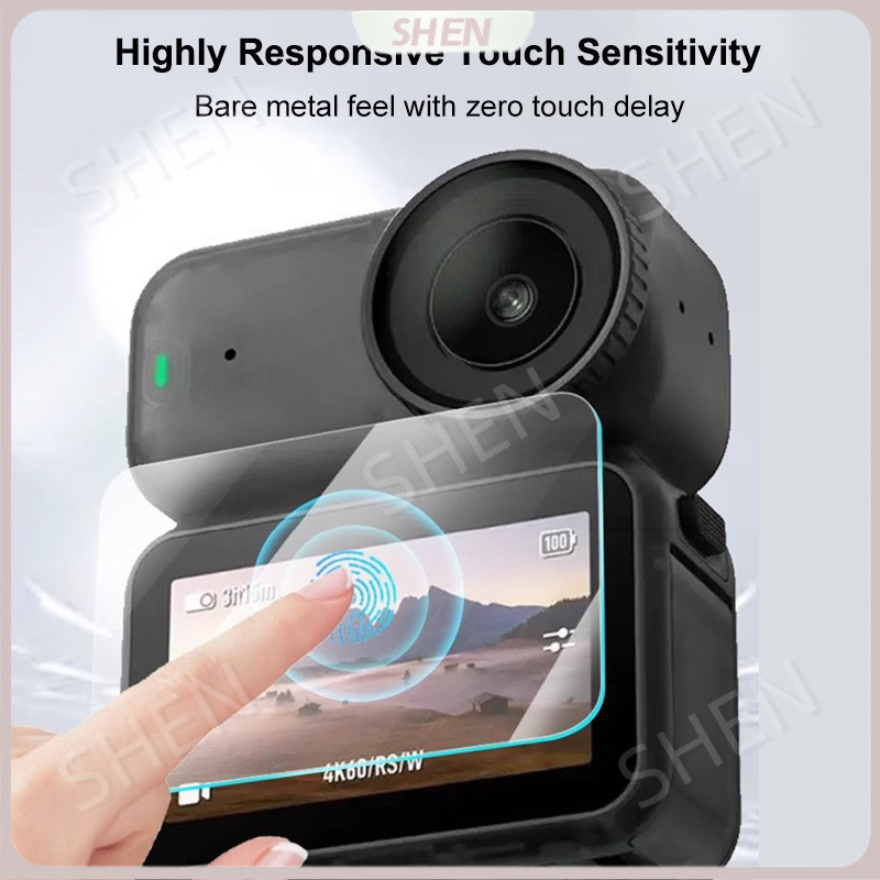 PULUZ Fat Niu Thích hợp cho DJI DJI Osmo Nano Màn hình máy ảnh thể thao Phim cường lực + Phim Hydrogel ống kính