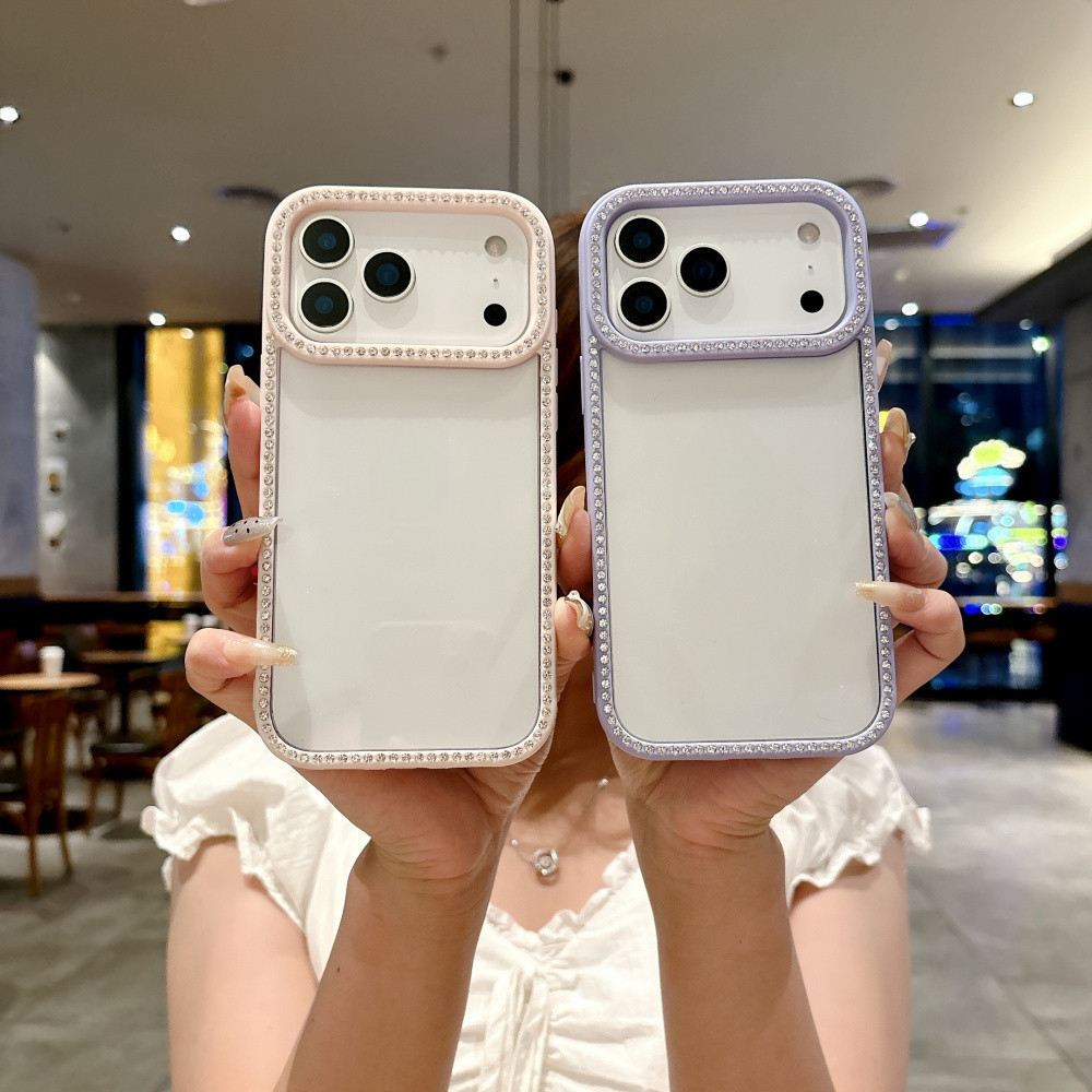 Ốp Điện Thoại Trong Suốt Cho iPhone 17 16 15 14 Pro ProMax 17Air Plus Chống Sốc