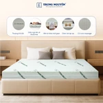 Nệm massage cao su non Trung Nguyên kết hợp memory foam cao cấp với mousse foam, êm ái, hỗ trợ đau nhứt xương khớp — ảnh 3