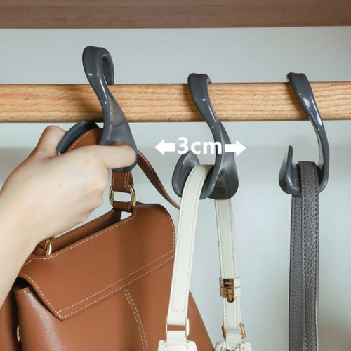 [Combo 10] Móc Treo Túi Xách Bản Rộng Hàn Quốc Chống Rơi, Giữ Túi Thẳng Form, Gọn Gàng