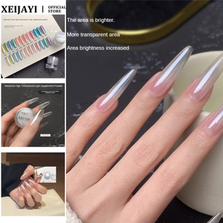ANNIES Độ Trong Suốt Cao Làm Sáng Bổ Sung Bột Pha Lê Tấm Gương Ma Thuật Bột Trang Trí Móng Tay Dụng Cụ Làm Móng Tay Cho Tiệm Móng Tay