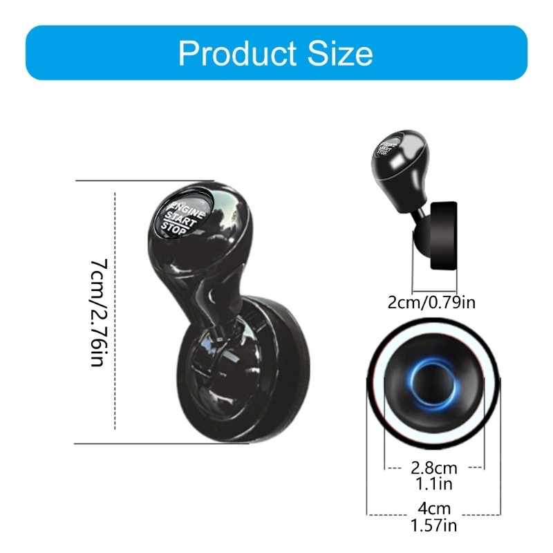 Kellnny Rocker Lever Push to Start Button Rocker Cover cho ô tô Nhiều màu lựa chọn Thiết kế tiện dụng