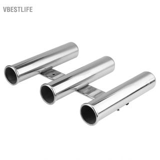 VBESTLIFE Acouto: Thuyền giữ cần câu bằng thép không gỉ Thuyền 3 ống giá liên kết Ống du thuyền biển Thể thao & Ngoài trời/Cần câu cá