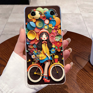 Dành Cho Tecno Spark Slim 2025 Ốp Lưng Trong Suốt Sang Trọng Dễ Thương Thỏ Tình Yêu TPU Mềm Silicon Ốp Lưng Techno Spark Slim 4G KM7k Ốp lưng