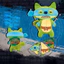 YT4 Fugler x TMNT Teenage Mutant Ninja Turtles Mikey Raphael Ugly-Cute Cotton Sang Trọng Búp Bê plushie