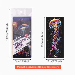 12 Cái / bộ Nhiều Màu Sắc Trầy Xước Giấy Nghệ Thuật Tranh Di Động Trẻ Em Vui Vẻ Đồ Chơi Graffiti Giấy Trầy Xước