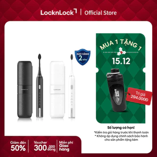 Bàn chải đánh răng điện LocknLock Electric toothbrush ENR386 5 chế độ linh hoạt kèm hộp đựng bàn chải - 2 Màu