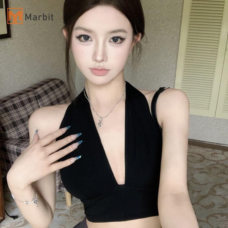 Áo Dây Cổ Sâu V Gợi Cảm Phù Hợp Mùa Hè - BackExposed Croptop