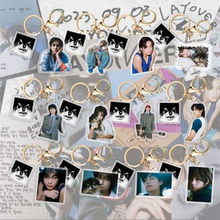 Phụ Kiện Móc Khóa Mặt acrylic Hình kpop v solo album Mới