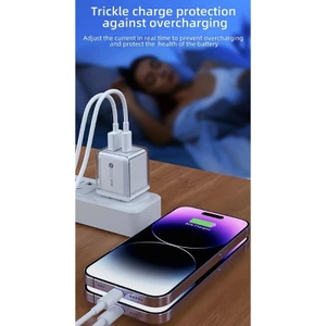 Bộ sạc cổng đôi 30W có vỏ trong suốt và phích cắm US cho điện thoại thông minh Bộ chuyển đổi sạc tốc độ máy tính bảng