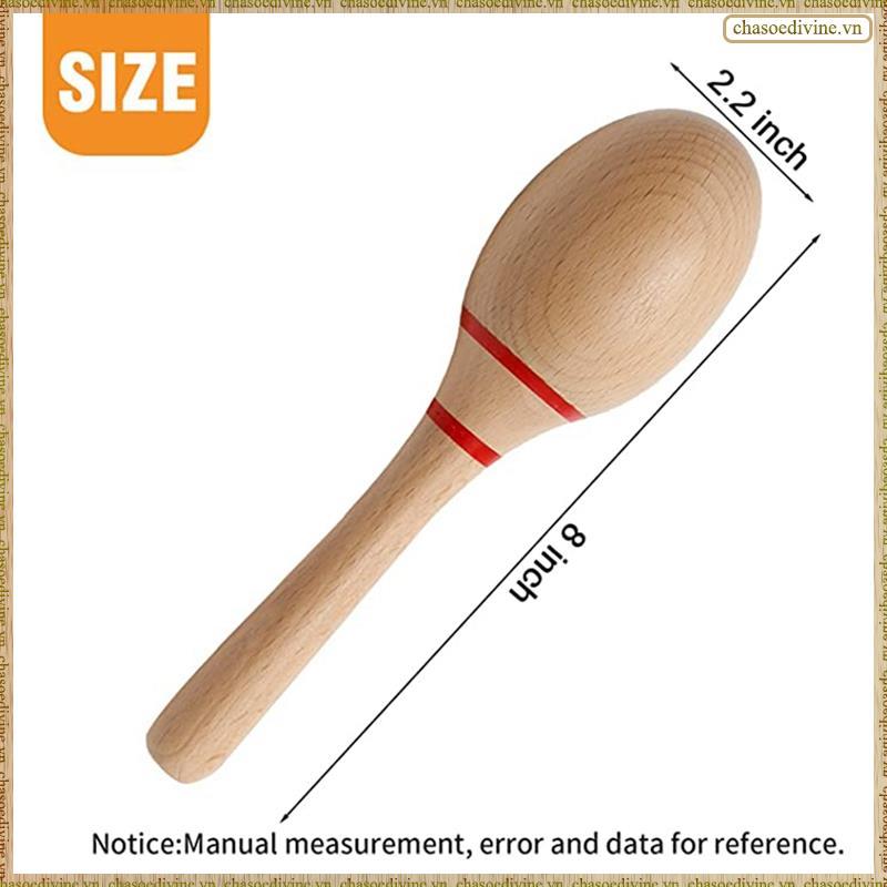 [K O G X] Máy lắc Rumba bằng gỗ sồi Maracas Nhạc cụ Latin Nhạc cụ dành cho trò chơi Đảng ủng hộ