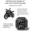 M5 Xe Máy TPMS Không Dây Xe Máy Hệ Thống Báo Động Giám Sát Áp Suất Lốp Xe Máy Với 2 Cảm Biến Bên Ngoài 5 Phương Pháp Báo Động Đẹp