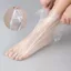 FAVORITEGOODS 100 Cái Vỏ chân dùng một lần, Bảo vệ chân trong suốt dưỡng ẩm, Chất liệu PE chống nước dùng một lần Vỏ bọc chân chống nhiễm trùng Chăm sóc bàn chân
