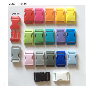20mm Màu Khóa Nhựa Khóa Thú Cưng Cổ Khóa Ô Dây Vòng Tay Webbing Khóa Hành Lý Phụ Kiện Mũ Khóa26051416