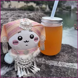 YT4 Chiikawa Usagi Plushie Màu Hồng Dễ Thương Phong Cách Dân Tộc Sang Trọng Túi Búp Bê Cotton Quyến Rũ