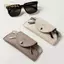 PNPIA- Túi đựng kính râm di động bằng da PU Nút mềm đóng hộp đựng kính mắt để lưu trữ nhỏ gọn trong nhà thơ hoặc túi xách