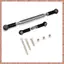 Kim loại có thể điều chỉnh liên kết lái Servo liên kết kéo thanh Turnbuckle cho MN D90 D99 MN-90 -45 1 / 12 RC Xe bánh xích, Đen (R F C V)