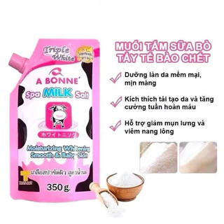 Muối Tắm Sữa Bò Tẩy Tế Bào Chết A Bonne Spa Milk Salt Thái Lan 350gr Sonbeauty.