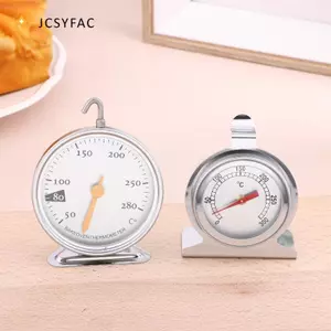 JCSYFAC 0-300 / 50-280°C Lò nướng Nhiệt kế Nhiệt kế Đồng hồ đo nhiệt độ Lò nướng bằng thép không gỉ Mini cho đồ dùng nhà bếp Mới