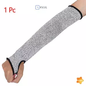 1Pc Cấp 5 HPPE Chống Cắt Chống Đâm Công Việc Bảo Vệ Tay Bao Tay Tay Chống Cắt Tay Áo Cho Nam Nữ Mới