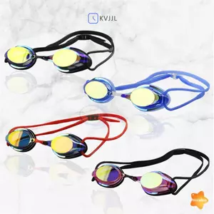 Kính bơi thi đấu chuyên nghiệp Mạ chống sương mù Chống nước chống tia cực tím Kính Gel Silica mới