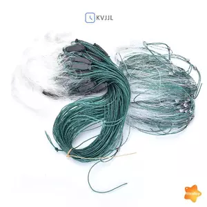 Lưới câu cá bằng sợi đơn 3 lớp 25m với dụng cụ câu cá bẫy cá nổi mới