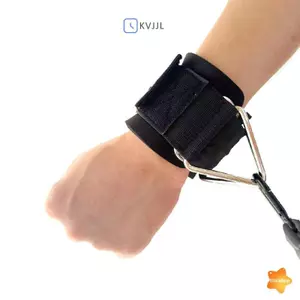 Dây đeo cổ tay tập thể dục Dây đeo hỗ trợ có thể điều chỉnh cho máy cáp Dây quấn cử tạ chắc chắn cho các bài tập kéo lên mới