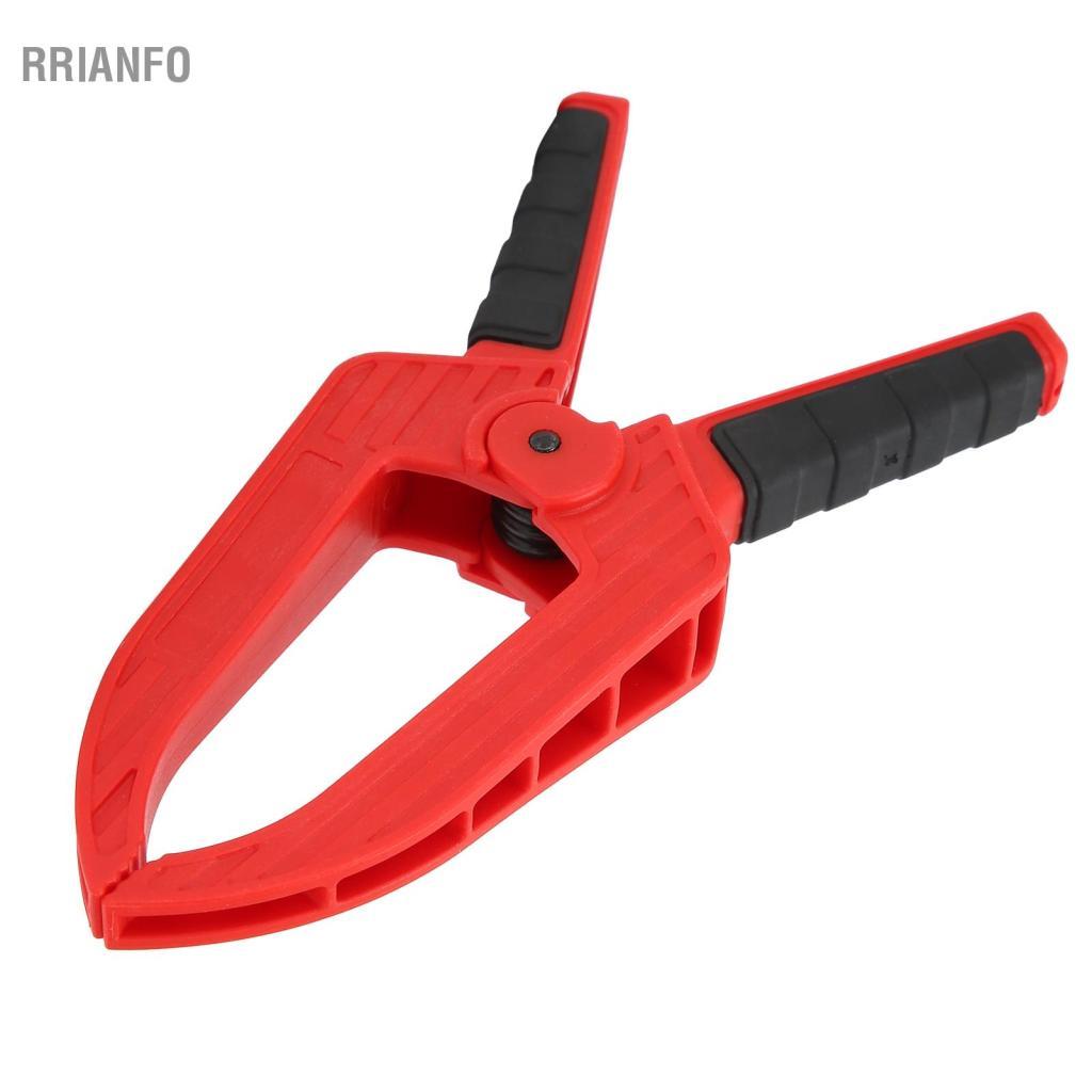 rrianfo Kẹp lò xo mũi phẳng dài cố định nylon, phụ kiện chế biến gỗ dùng dán bảo đảm, mở 2 inch 50MM