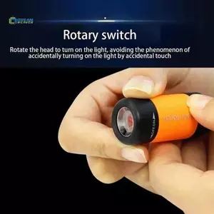 Đèn pin mini Usb có thể sạc lại Đèn pin mini cầm tay đa chức năng Móc khóa mới