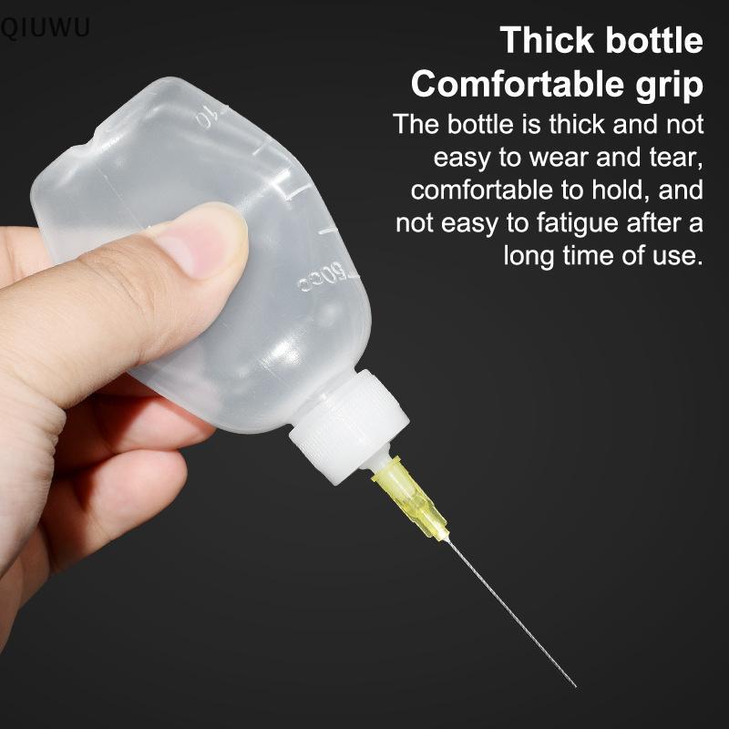 QIUWU 50ML Chai Chất Lỏng Nhựa Cho Hộp Đựng Nhựa Thông Hàn Dán Cho Điện Thoại PCB Làm Sạch Hàn Dụng Cụ Sửa Chữa.