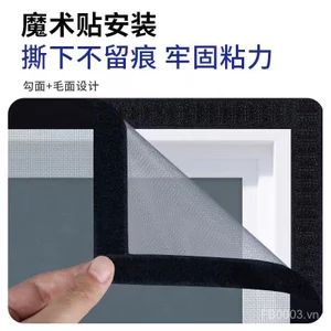 Cửa sổ màn hình chống muỗi Hộ gia đình Màn hình Nano Lưới cửa sổ Màn hình vô hình Velcro Màn hình không thủng cửa sổ được mã hóa tự bị đình trệ