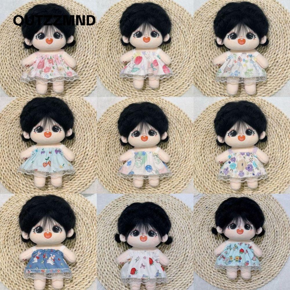 QUTZZMND Váy công chúa, Phụ kiện Búp bê dễ thương Quần áo đáng yêu, Phụ kiện chất lượng cao Búp bê Cotton 20cm / Búp bê thần tượng EXO
