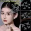 KANGN 5 Cái / bộ Kẹp Tóc Bướm, Kẹp Tóc Bướm Phong Cách Ngọt Ngào Handmade, Bộ Phụ Kiện Trang Trí Đầu Trang Trí Tinh Tế Đáng Yêu