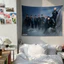Tấm thảm treo tường Kpop & TEAM có kẹp Tấm thảm Polyester Treo tường phòng ngủ