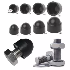 Maybest 10 Chiếc M4 M5 M6 M8 M10 M12 Bu Lông Đai Ốc Vòm Mũ Bảo Vệ Có Vỏ Bảo Vệ Vít Nhựa Lục Giác lộ {VN}