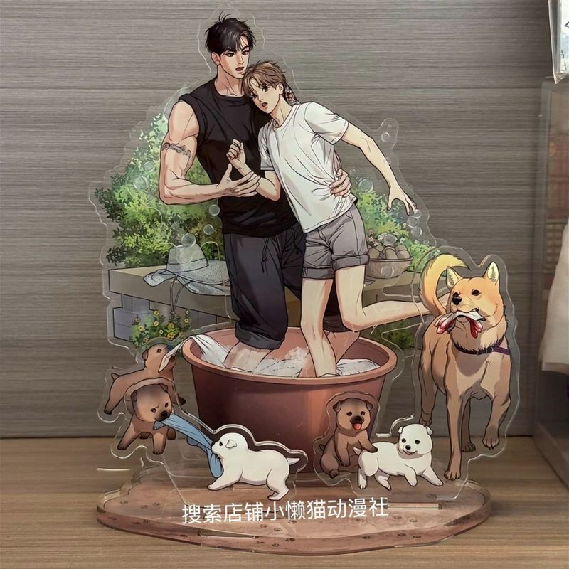 Jinx Hàn Quốc Webtoon Acrylic Stand 9cm – Hình Joo Jaekyung & Kim Dan, Trang Trí Bàn Làm Việc Dễ Thương, Quà Tặng Sưu Tập