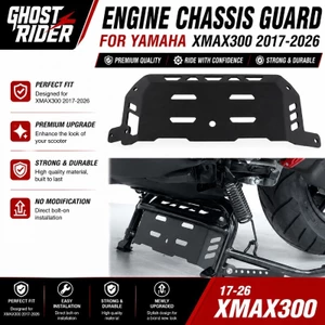 DÀNH CHO YAMAHA XMAX300 2017-2026 Động Cơ Xe Máy Tấm Trượt Bằng Thép Không Gỉ Dưới Bảo Vệ Khung Xe Bảo Vệ Phụ Kiện